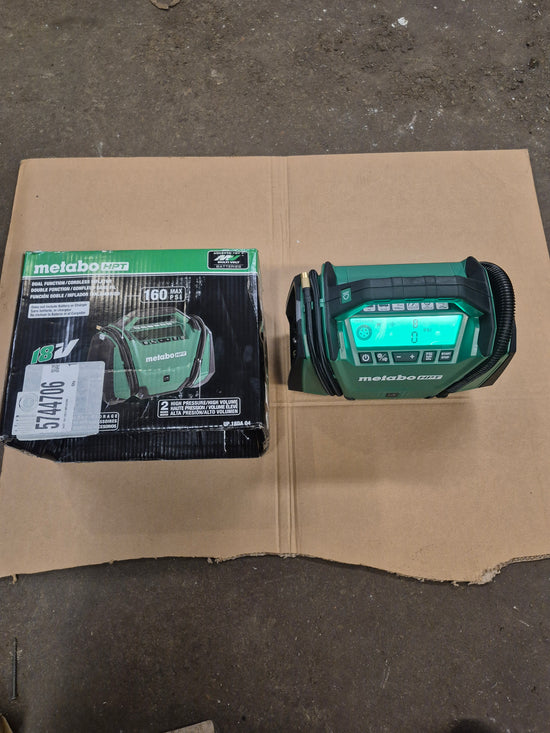 Metabo 18v dual function air compressor TOOL ONLY